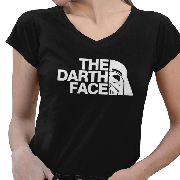 The Darth Face Women V-Neck T-Shirt