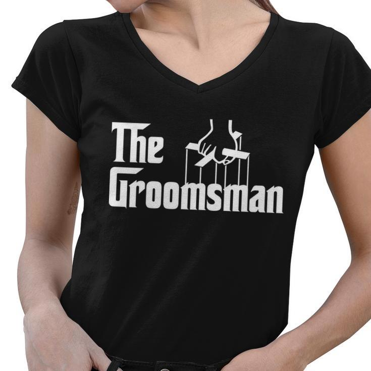 The Groomsman Women V-Neck T-Shirt