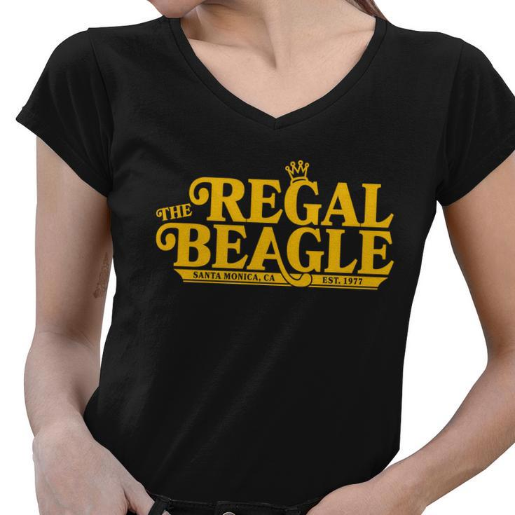 The Regal Beagle Santa Monica Ca Est 1977 Logo Tshirt Women V-Neck T-Shirt