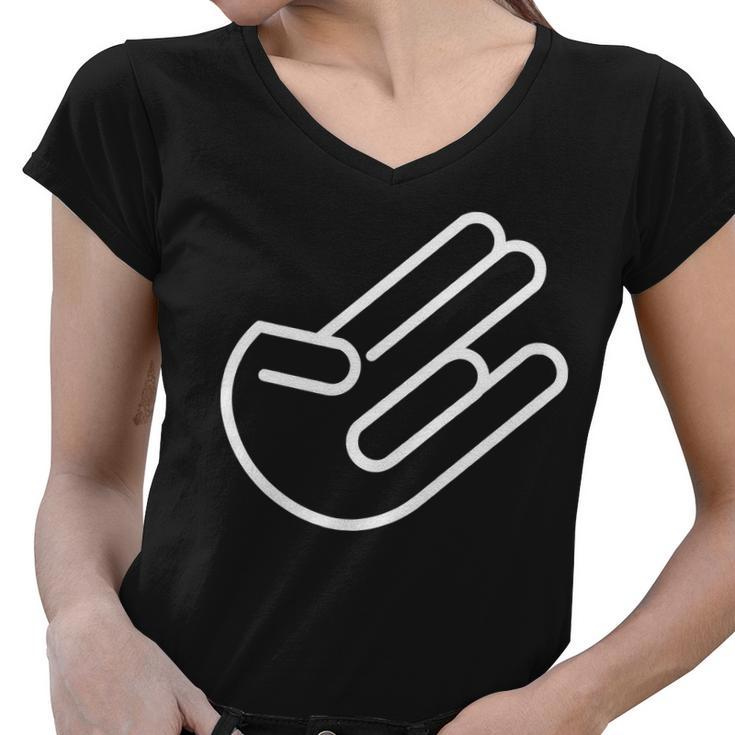 The Shocker Logo Tshirt Women V-Neck T-Shirt