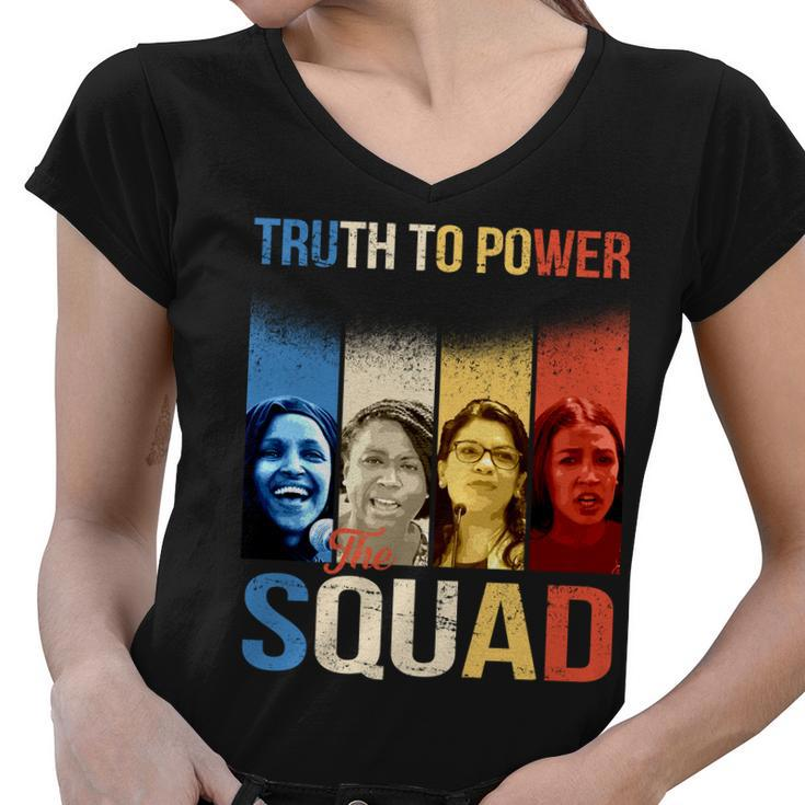 Truth To Power The Squad Women V-Neck T-Shirt
