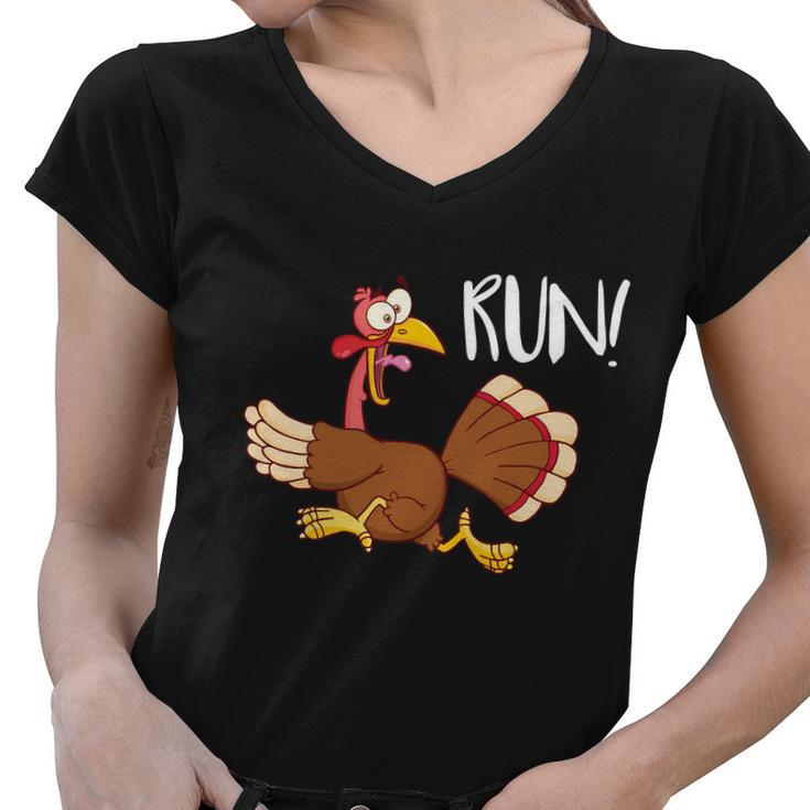 Turkey Run Women V-Neck T-Shirt