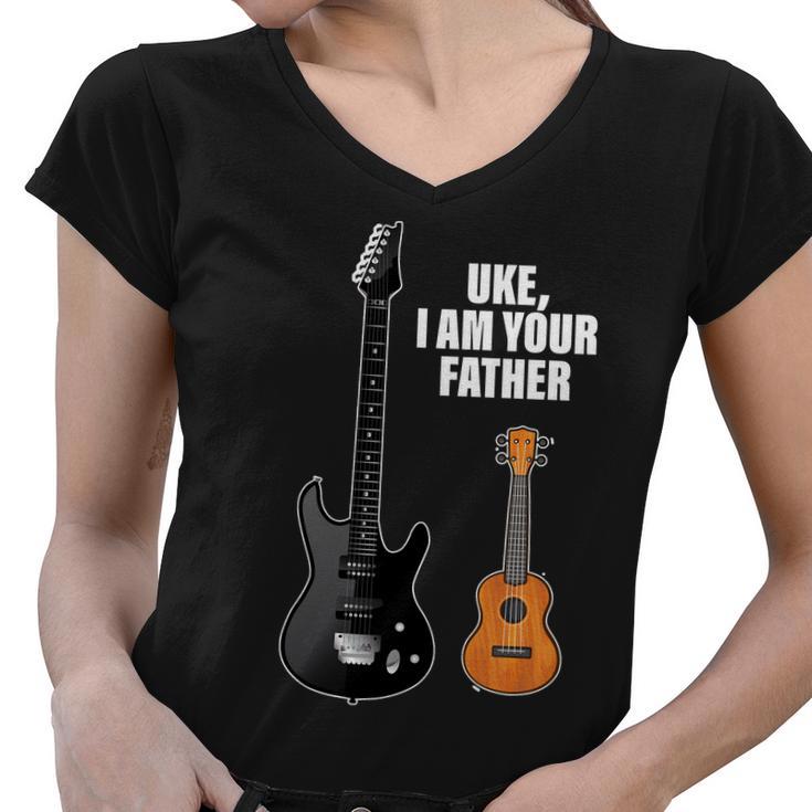 Uke I Am Your Father V2 Women V-Neck T-Shirt