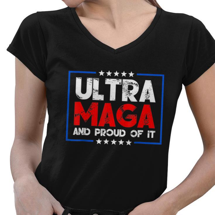 Ultra Maga Proud Ultramaga Tshirt V2 Women V-Neck T-Shirt
