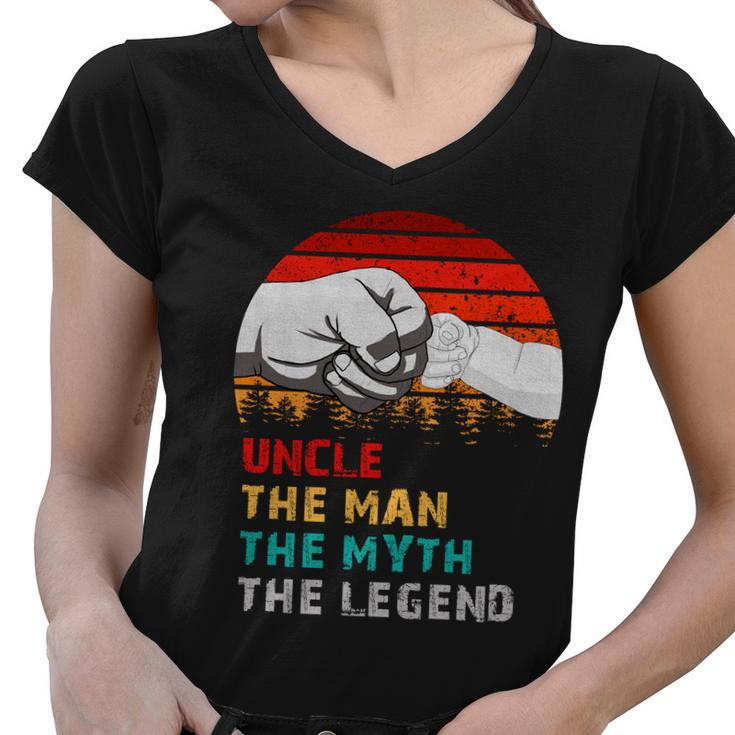 Uncle The Man The Myth The Legend Women V-Neck T-Shirt