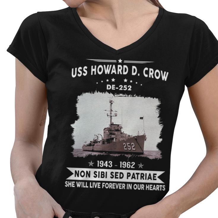 Uss Howard D Crow De  Women V-Neck T-Shirt