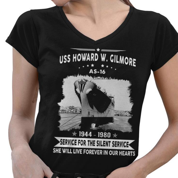 Uss Howard W Gilmore As  Women V-Neck T-Shirt