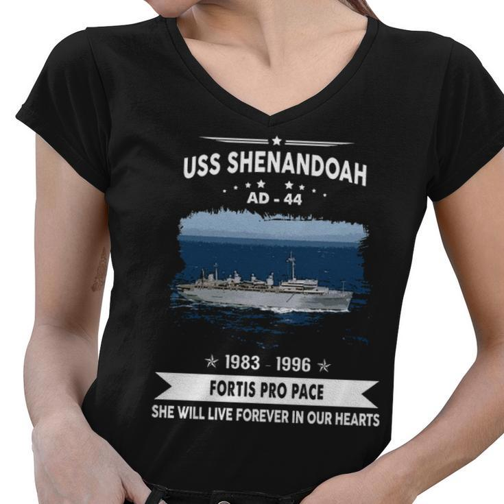 Uss Shenandoah Ad  Women V-Neck T-Shirt