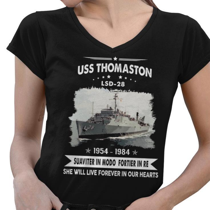 Uss Thomaston Lsd  Women V-Neck T-Shirt