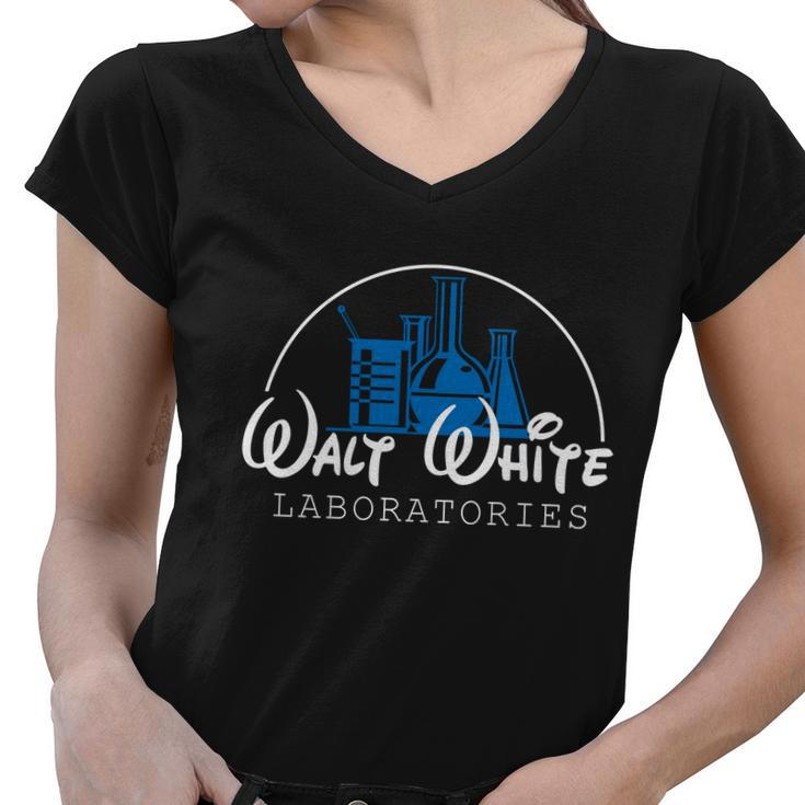 Walt White Laboratories Tshirt Women V-Neck T-Shirt