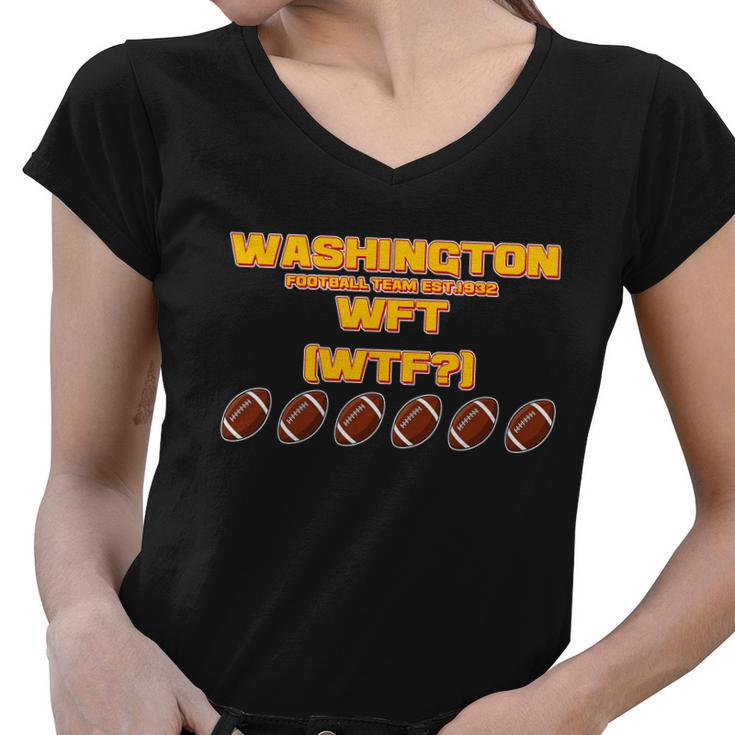 Washington Football Team Est 1932 Wft Wtf Tshirt Women V-Neck T-Shirt