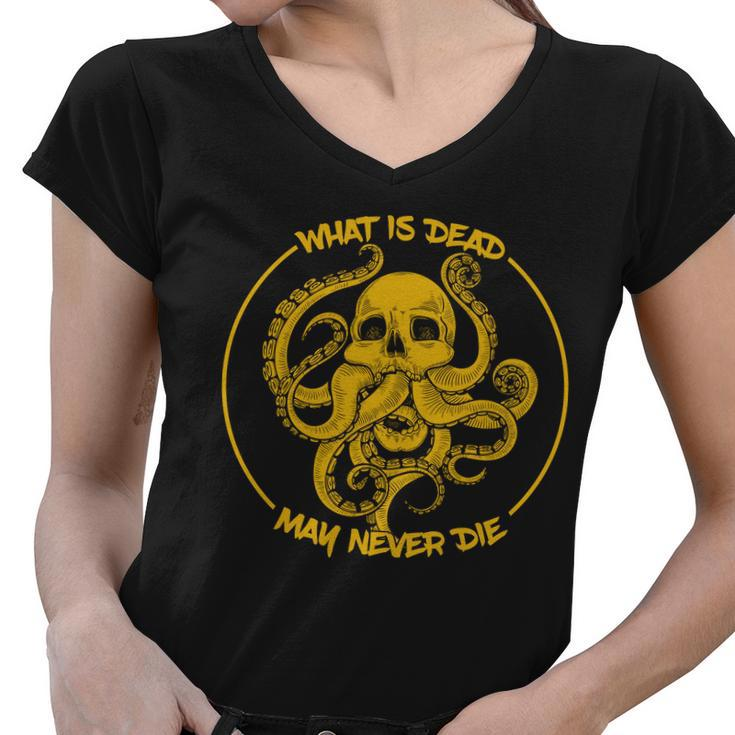 What Is Dead May Never Die Tshirt Women V-Neck T-Shirt
