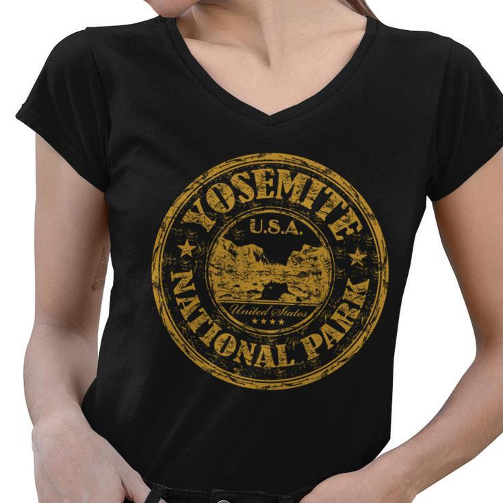 Yosemite National Park Women V-Neck T-Shirt