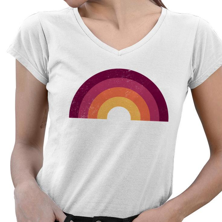 1973 Protect Roe V Wade Rainbow Vintage Tshirt Women V-Neck T-Shirt