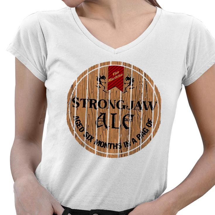 Criticals Role Merch Strongjaw Ale Women V-Neck T-Shirt