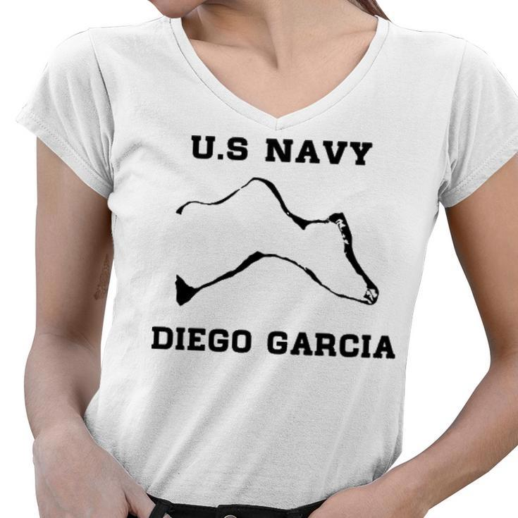 Diego Garcia Women V-Neck T-Shirt