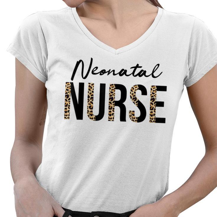 Nicu Nurse Neonatal Labor Intensive Care Unit Nurse  Women V-Neck T-Shirt