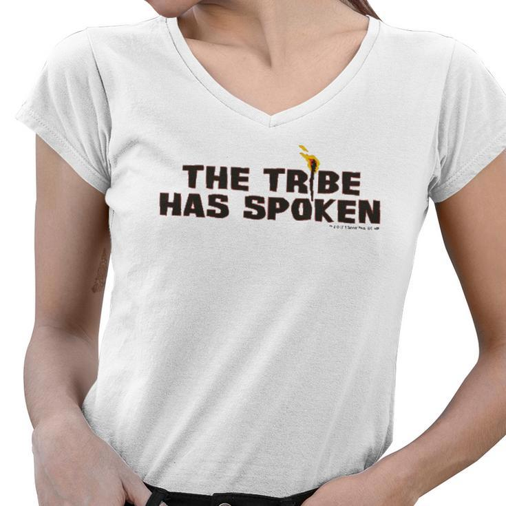 Survivor Island Torch The Tribe Has Spoken Women V-Neck T-Shirt