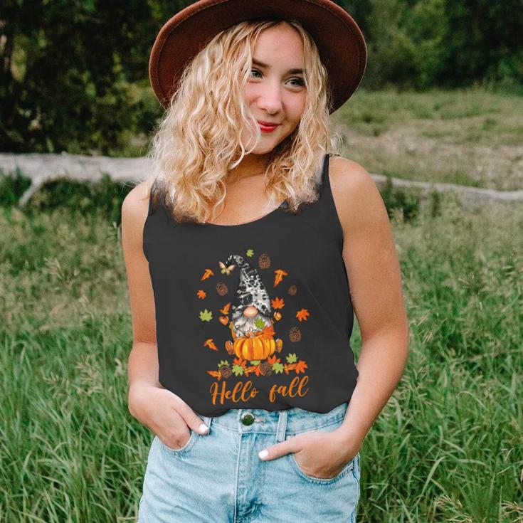 Gnomes Hello Fall Things Best Gift Men Women Tank Top Graphic Print Unisex