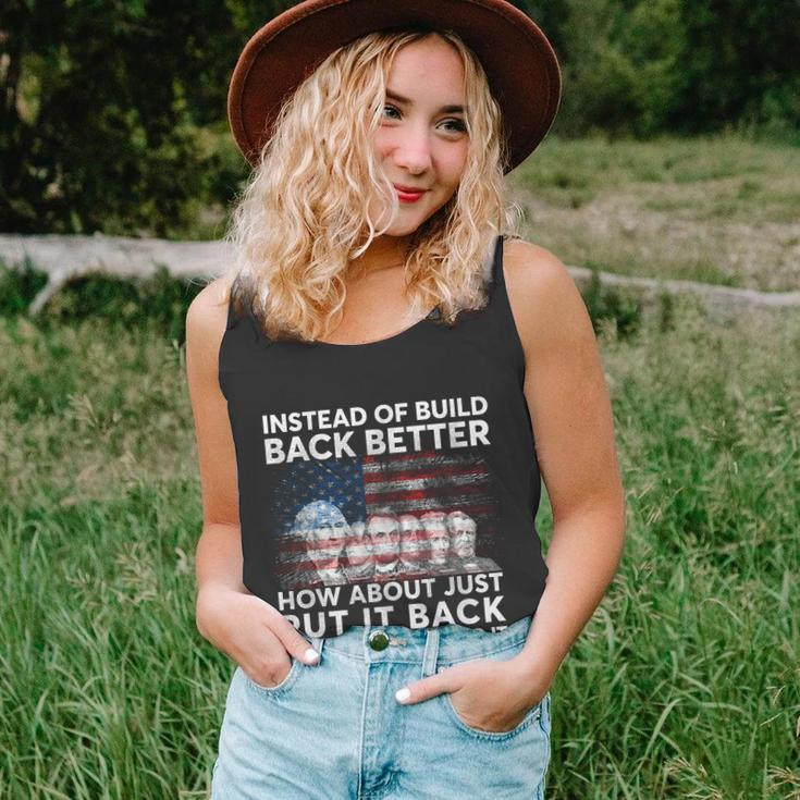 4Th Of July Instead Of Build Back Better How About Just Put It Back Unisex Tank Top