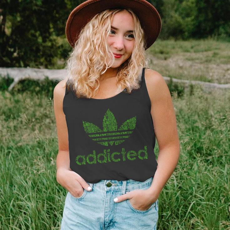 Addicted Weed Logo Unisex Tank Top