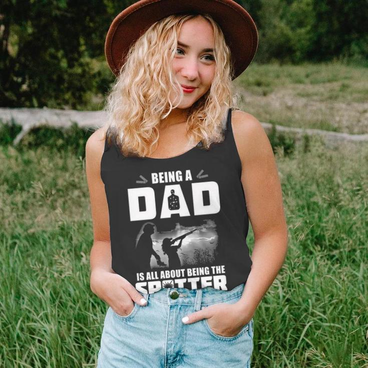 Being A Dad - Letting Her Shoot Unisex Tank Top