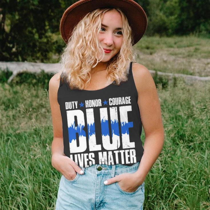 Blue Lives Matter Tshirt Unisex Tank Top