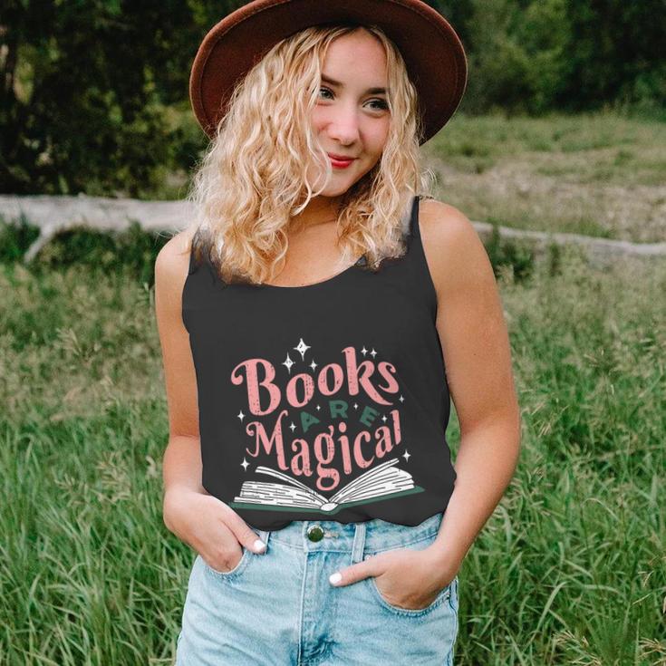 Books Are Magical Reading Quote To Encourage Literacy Gift Unisex Tank Top