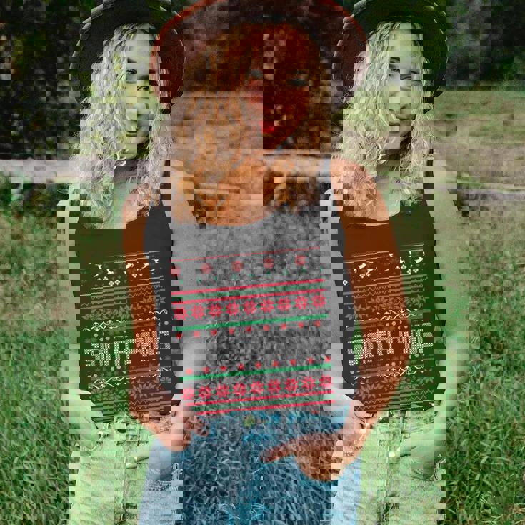 Christmas Santa Paws Ugly Christmas Sweater Graphic Design Printed Casual Daily Basic Unisex Tank Top Christmas Santa Paws Ugly Christmas Sweater Graphic Design Printed Casual Daily Basic Unisex Tank Top