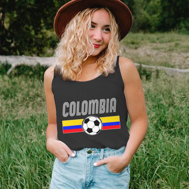 Colombia Futball Soccer Ball Logo Tshirt Unisex Tank Top