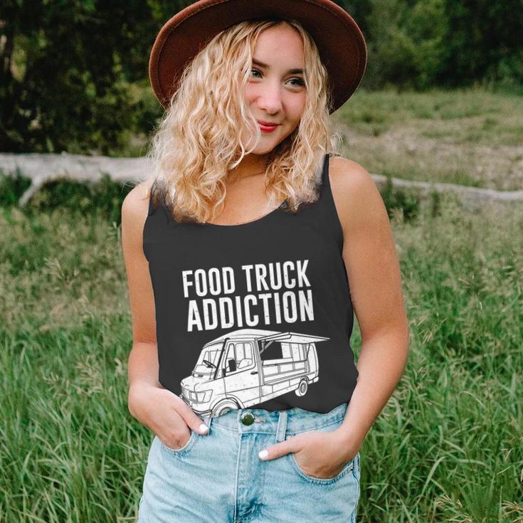 Cool Food Truck Gift Funny Food Truck Addiction Gift Unisex Tank Top