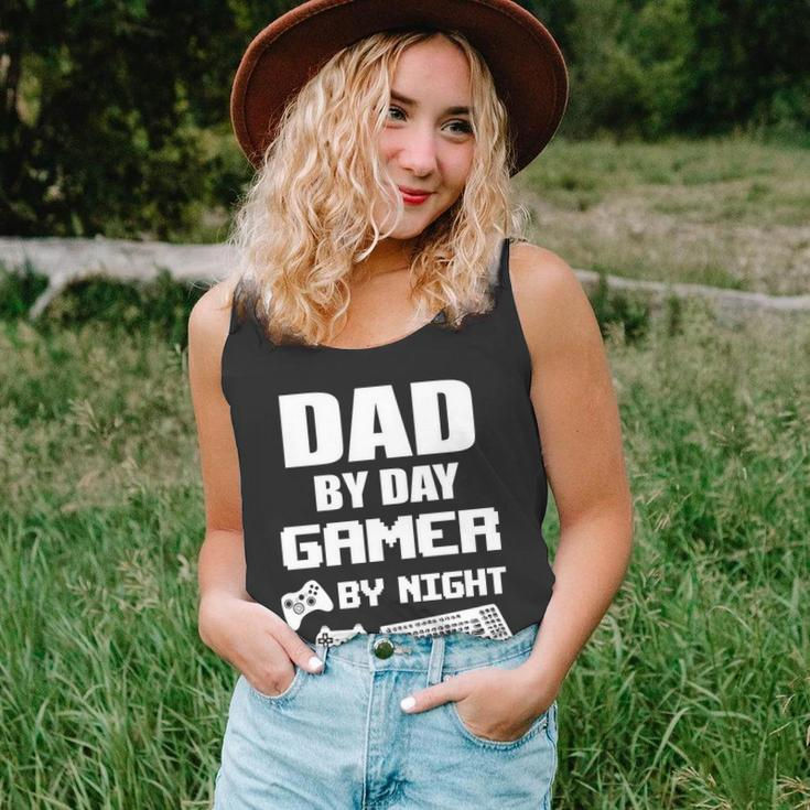 Dad By Day Gamer By Night Tshirt Unisex Tank Top