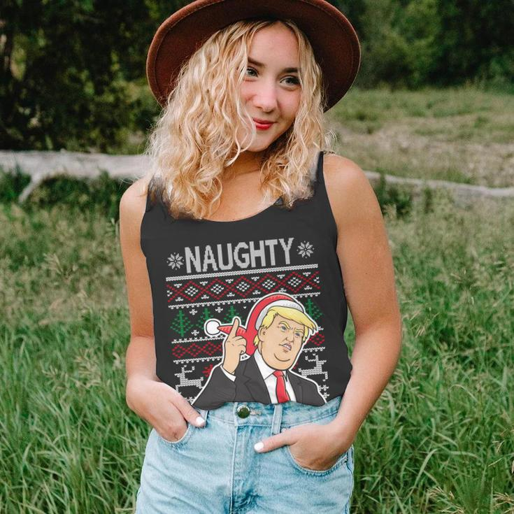 Donald Trump Naughty Ugly Christmas Unisex Tank Top