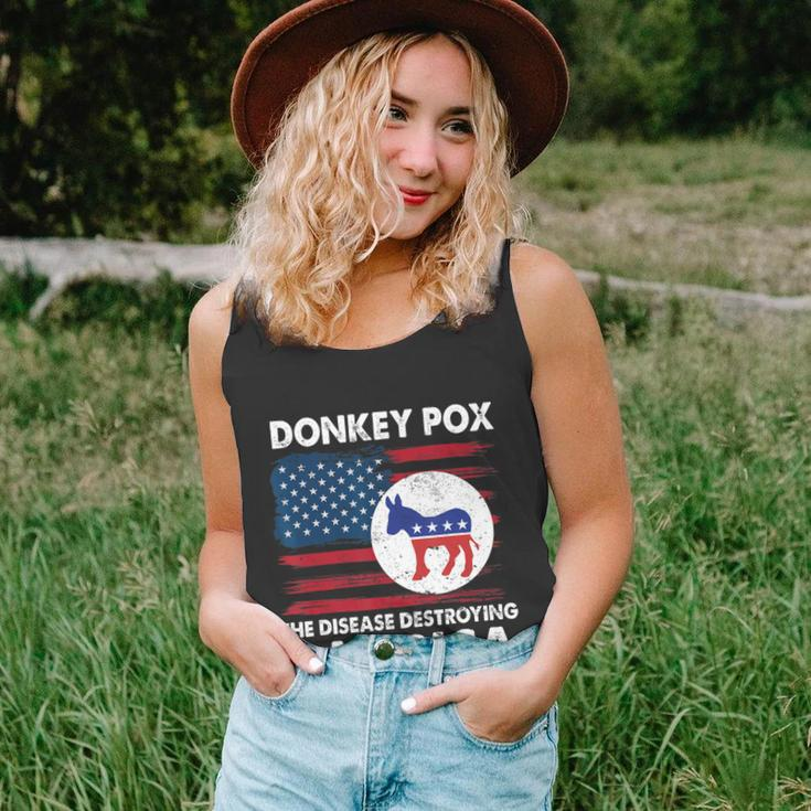 Donkey Pox The Disease Destroying America Anti Biden Unisex Tank Top