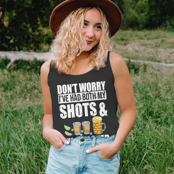 Dont Worry Had Both My Shots And Booster Funny Tshirt Unisex Tank Top