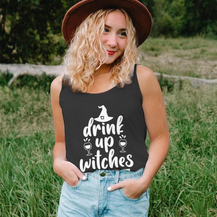 Drink Up Witches Witch Hat Halloween Quote V2 Unisex Tank Top