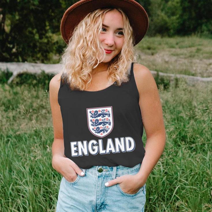 England Soccer Three Lions Flag Logo Tshirt Unisex Tank Top