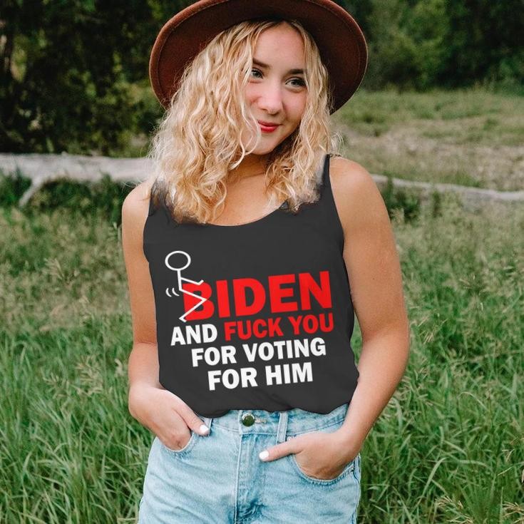F Biden And FuK You For Voting For Him Unisex Tank Top
