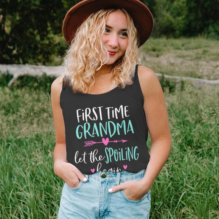 First Time Grandma Let The Spoiling Begin New 1St Time Tshirt Unisex Tank Top