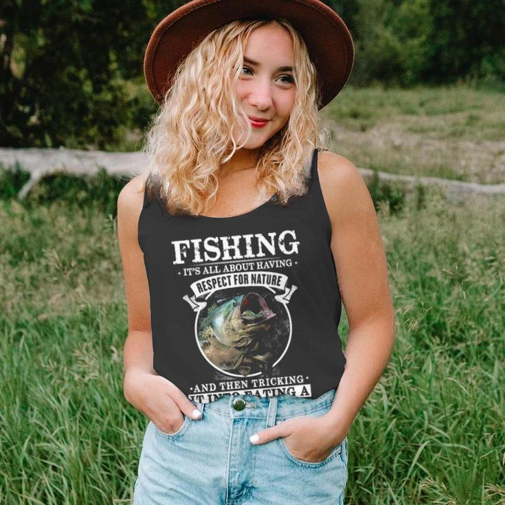 Fishing - Its All About Respect Unisex Tank Top