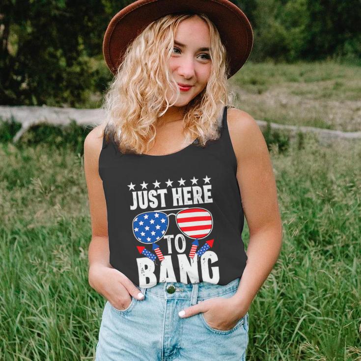 Fourth Of July 4Th Of July I M Just Here To Bang Unisex Tank Top