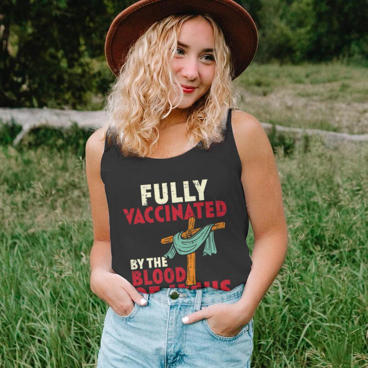 Fully Vaccinated By Blood Of Jesus Christian V2 Unisex Tank Top