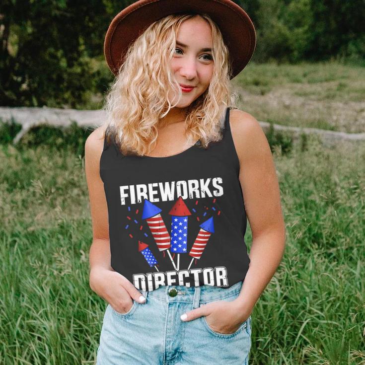 Funny 4Th Of July Fireworks Director If I Run You All Run Unisex Tank Top