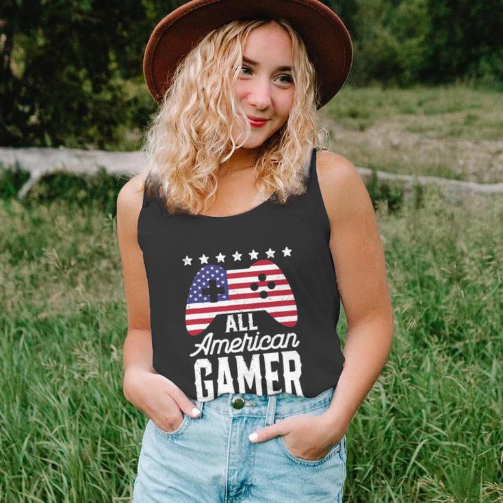 Funny American Gamer 4Th Of July Unisex Tank Top