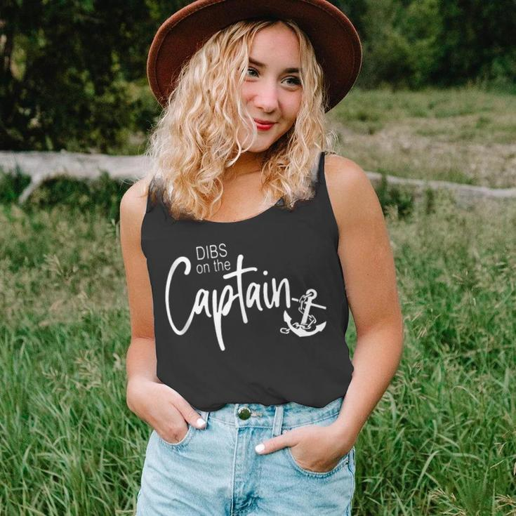 Funny Captain Wife Dibs On The Captain V2 Unisex Tank Top