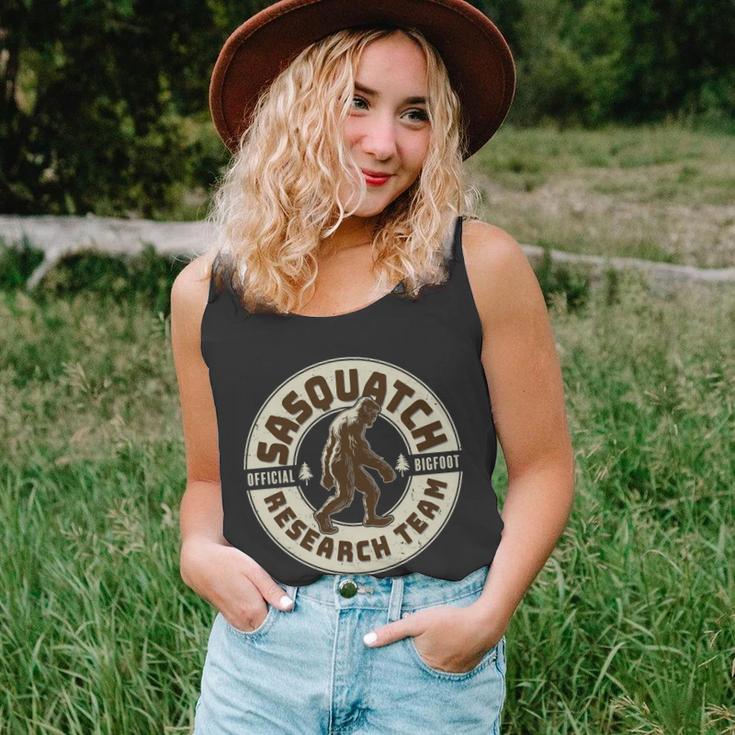 Funny Vintage Sasquatch Research Team Emblem Tshirt Unisex Tank Top