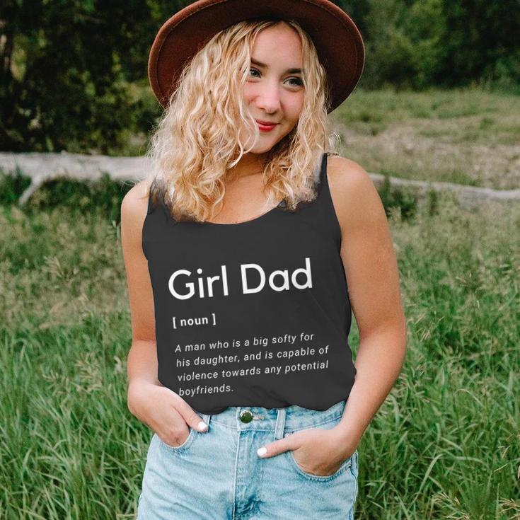 Girl Dad Shirt For Men Fathers Day Gift From Wife Baby Girl Unisex Tank Top