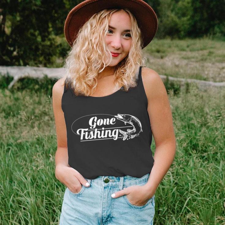 Gone Fishing Logo Tshirt Unisex Tank Top