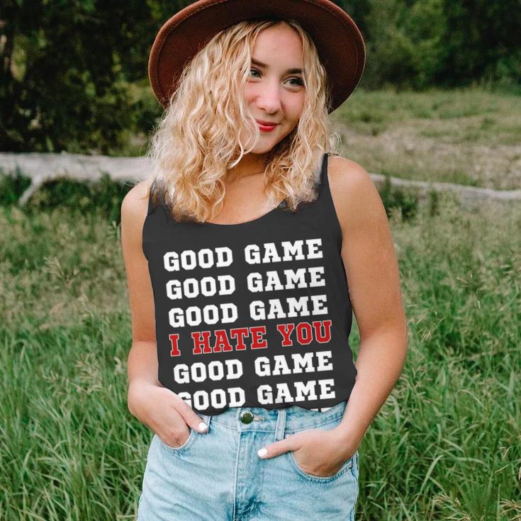 Good Game I Hate You V2 Unisex Tank Top