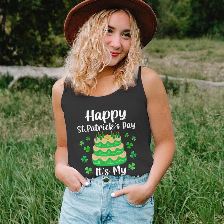 Happy St Patricks Day Its My Birthday Shamrock Irish Unisex Tank Top